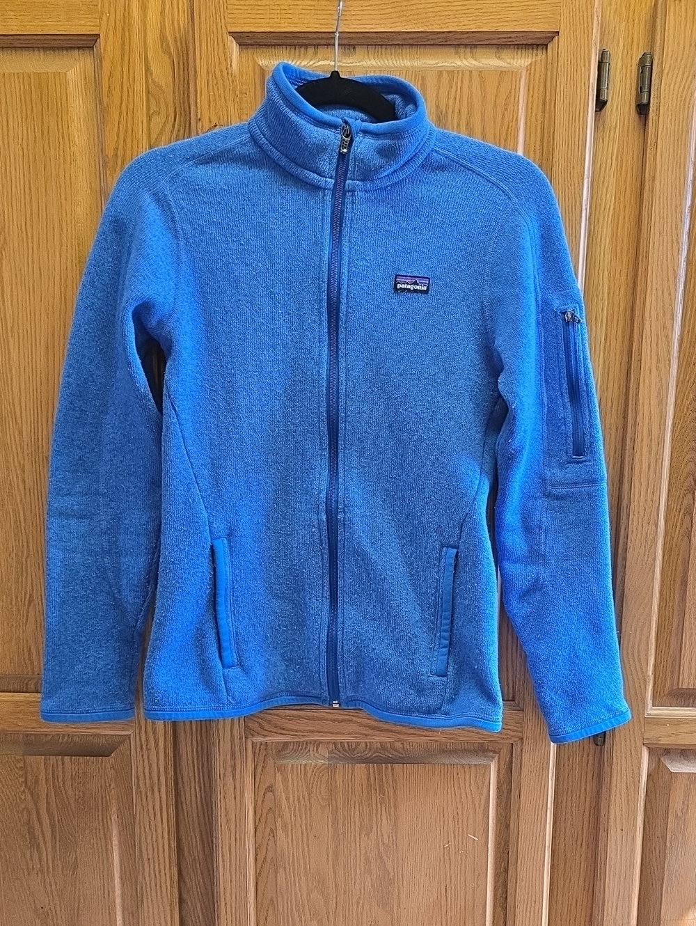 Patagonia Better Sweater Jacket Womens Knit Fleece Light Blue Sz XS